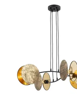 Svietidlá EMIBIG Luster na lanku MOTIF 4xE27/15W/230V zlatá 1326/4