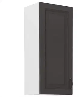 Kuchynské skrinky visiace Kuchynská skrinka STILO grafit mat/biely 40g-90 1f