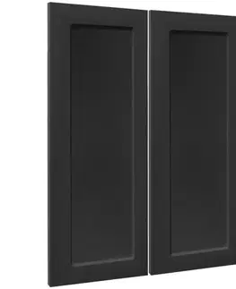 Kuchynské skrinky Čelo skrinky Luxeo F15-D80_D80Z rám black
