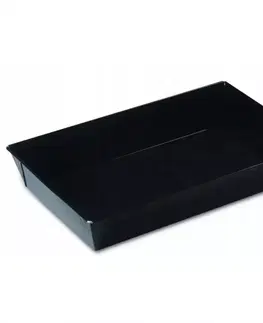 Dekorácie a bytové doplnky Plech "non-stick" 36x24.5x6 čierna