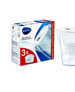 Filtračné kanvice Brita - Filtračná kanvica Marella 2,4 l + 3 filtre 42003856