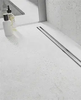 Sprchovacie kúty MEXEN - Flat 360° Slim podlahový žľab 140, nerez 1041140