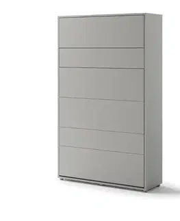 Postele Dig-net nábytok Sklápacia posteľ Lenart BED CONCEPT BC-02 sivá | 120 x 200 cm