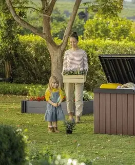 Záhradné úložné boxy Záhradný úložný box DARWIN 570L Rojaplast