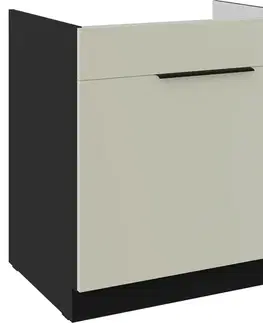 Kuchynské skrinky stojace Kuchynská skrinka Arona cashmere 80ZL 1S BB