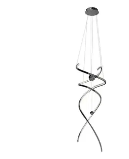 Svietidlá MAXLIGHT P0500D -LED S. luster na lanku RITZ LED/100W/230V pr. 60 cm CRI 90 čierna P0500D