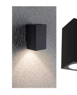 Svietidlá Paulmann 94327 - LED/3,8W IP44 Vonkajšie nástenné svietidlo FLAME 230V antracit 94327