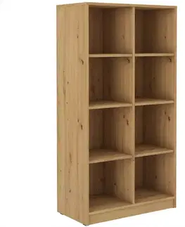 Vitríny a regály do obývačky Regál Malta Dub Artisan Typ 106