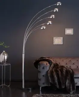 Osvetlenie Stojací lampa QUITO Dekorhome