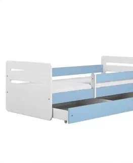Postele pre dievčatá Detská posteľ Tomi+Sz+M Modrá 80x180