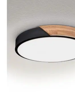 Svietidlá BRILAGI - LED Stropné svietidlo PILANA LED/24W/230V dub pr. 30 cm WO800-OEM11-30