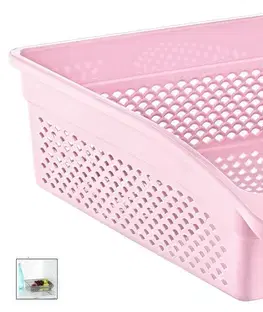 Dózy na potraviny MAKRO - Organizér do chladničky 26,5x9x29cm, rôzne farby, umelá hmota