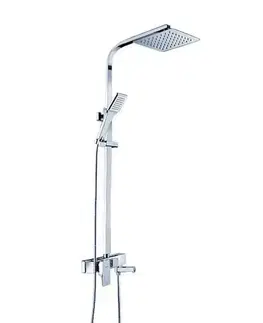 Kúpeľňové batérie REA REA - Sprchový set s batériou 150mm s otočným výtokom Navaro REA-P0802