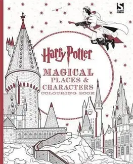Maľovanky pre dospelých Harry Potter Magical Places and Characters Colouring Book