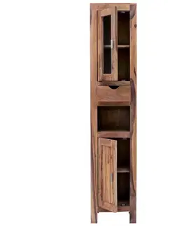 Kúpeľňový nábytok Skrinka do kúpeľne Amba 40x190x35 z indického masívu palisander