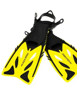Potápačské plutvy Aqua Speed EON S Black/Fluo Yellow - 27/31