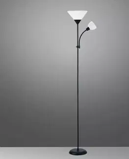 Moderné lampy do obývačky Stojanová lampa Kama BR/W LP2