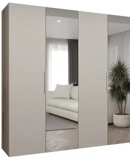 Šatníkové skrine Skriňa Marbella II 250 kašmír/kašmír