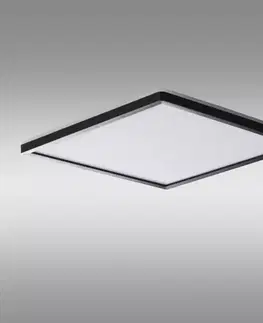 Moderné stropnice King Berry Plafon LED čierny štvorec 17,5W