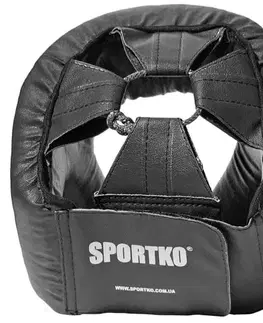 Boxerské chrániče Boxerský chránič hlavy SportKO OK1 čierna - L