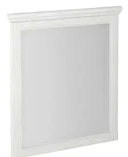 Kúpeľňové zrkadlá SAPHO - CROSS zrkadlo v drevenom ráme 60x80cm, starobiela CR211