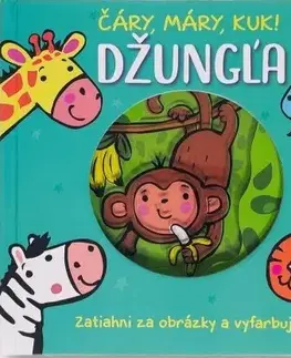 Leporelá, krabičky, puzzle knihy Čáry, máry, kuk! - Džungľa - neuvedený,Amanda Enright