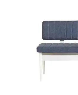 Stoličky Bank Vina Bank Dark Blue, White