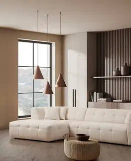 Sedacie súpravy Rohová sedacia súprava / Rohová pohovka Cady 3 Seater Left - Beige