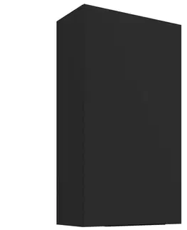 Kuchynské skrinky visiace Skrinka do kuchyne Siena matná čierna 60G-108 1F