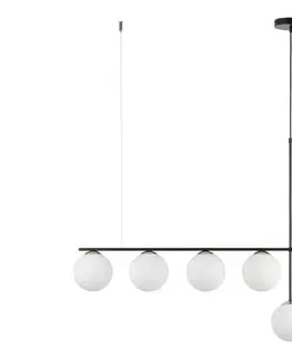 Svietidlá  Luster na lanku SILIA 6xG9/12W/230V čierna 33697