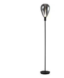 Lampy  Stojacia lampa DENSO 1xG9/5W/230V čierny chróm 51-51141