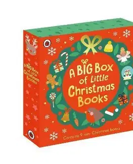 Leporelá, krabičky, puzzle knihy A Big Box of Little Christmas Books - Books Ladybird