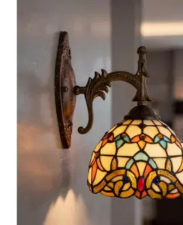 Svietidlá BRILAGI - Tiffany vitrážné nástenné svietidlo MIRABELLA 1xE14/40W/230V BRW-12028A