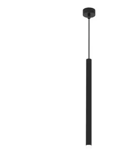 Svietidlá  Luster na lanku MONZA 1xG9/8W/230V čierna MLP8838