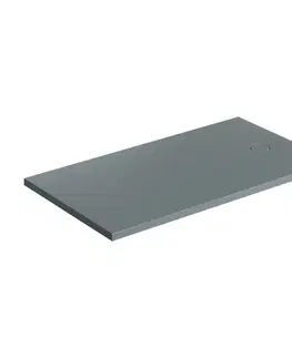 Vane OMNIRES - AQUAROCK kompozitná sprchová vanička protišmyková, 80 x 140 cm, ash grey mat AQUAROCK80-140AG