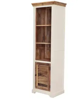 Obývačka Knižnica Agni 60x190x45 indický masív mango