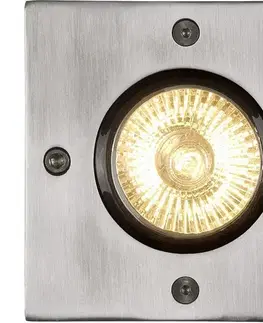 Záhradné lampy Lucide 11800/01/12 - Vonkajšie zápustné svietidlo BILTIN 1xGU10/35W/230V IP67 11800/01/12