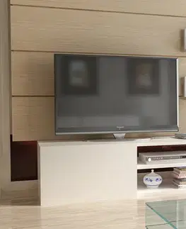 Obývacie steny TV skrinka / Obývacia stena Zeplin - White