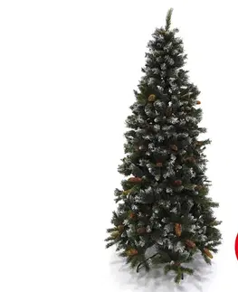 Vianočné dekorácie Eurolamp Vianočný stromček ALASKA SLIM 180 cm 600-30055