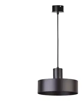 Svietidlá  Luster na lanku RIF 1xE27/60W/230V pr. 25 cm čierna 30896