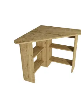 Konferenčné stolíky Pracovný stôl Corner Sapphire Oak
