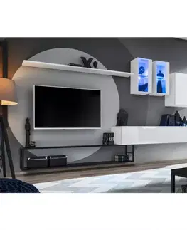 Podkrovný nábytok Obývacia stena Switch Met I biely