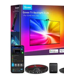 LED osvetlenie Govee - TV Backlight 3 Lite TV 55-65" SMART LED podsvietenie RGBICW Wi-Fi IP67 +DO H60993D1