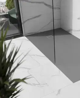Vane MEXEN - Stone+ sprchová vanička obdĺžniková 200x100, sivý betón 44611020