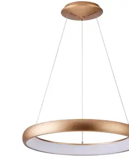 Svietidlá Azzardo  - LED Stmievateľný luster na lanku ANTONIO LED/80W/230V zlatá + DO 