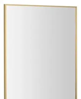 Kúpeľňový nábytok SAPHO - NOTION SLIM zrkadlo v ráme, 60x80cm, zlato mat NT860G