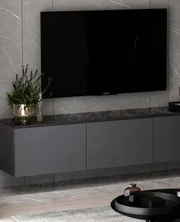 TV stolíky TV stolík Neon - Anthracite