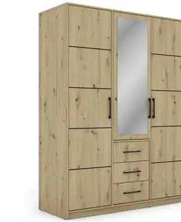 Šatníkové skrine Skriňa Bollate 3 Artisan