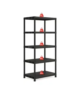 Záhradné skrine a regály regál PLUS XL/5 KIS