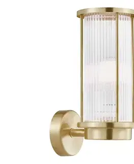 Svietidlá Nordlux - Vonkajšie nástenné svietidlo LINTON 1xE27/15W/230V IP54 mosadz 2218281035